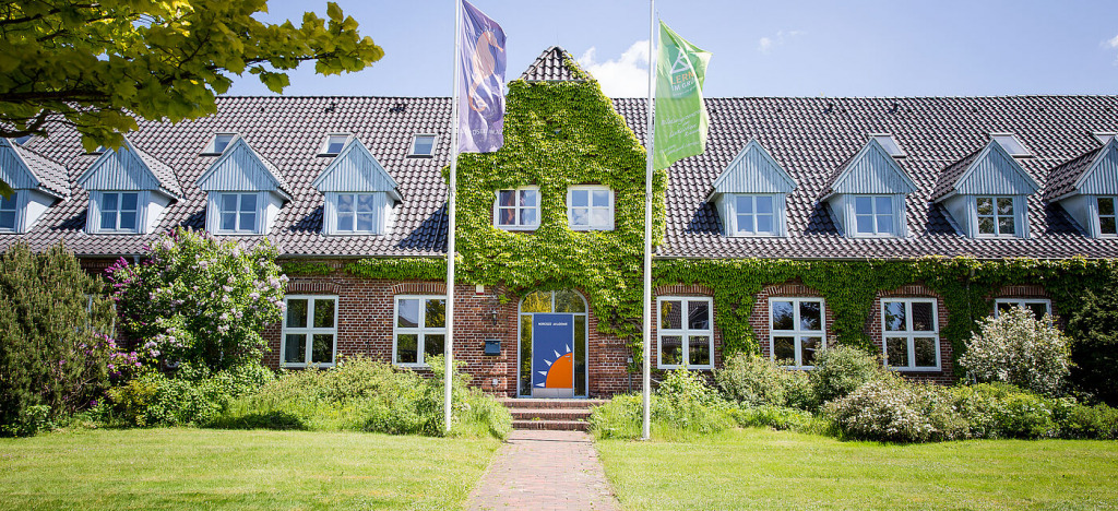 Der Eingang zur Nordsee Akademie in Leck