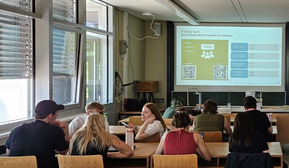 Uni-Workshop zu ECOnGOOD